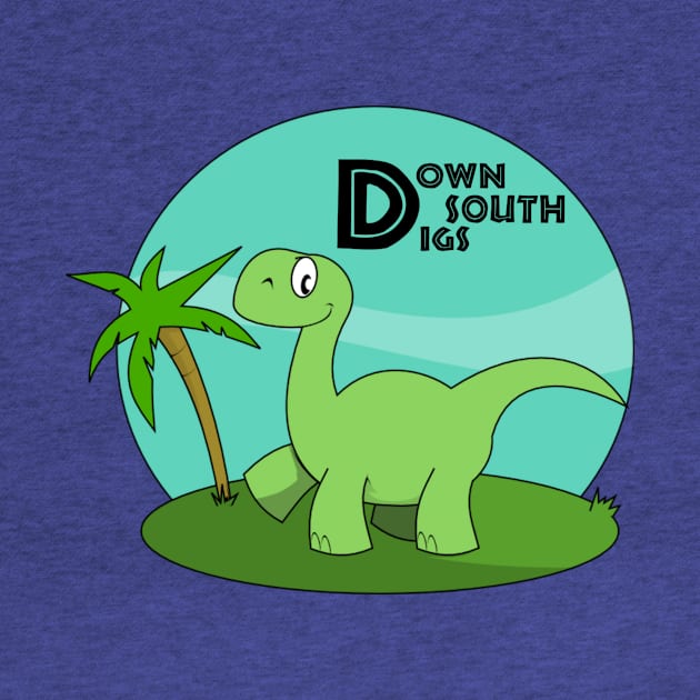 Cartoon Dino by downsouthdigs